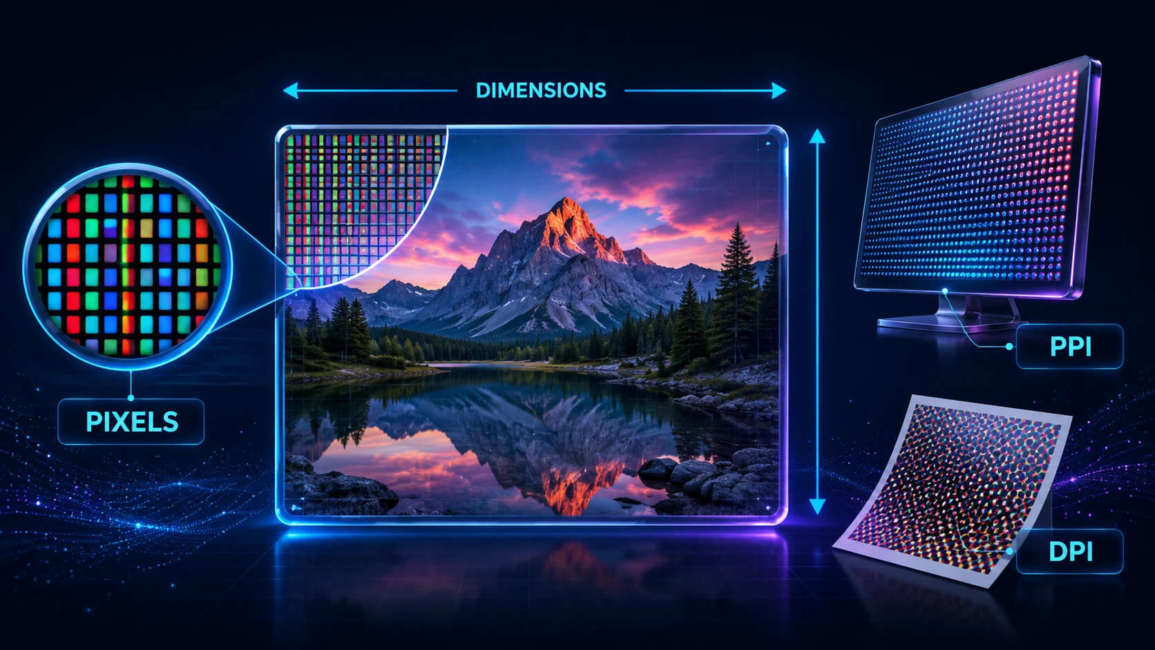 Image resolution explained using pixels, dimensions, PPI, and DPI